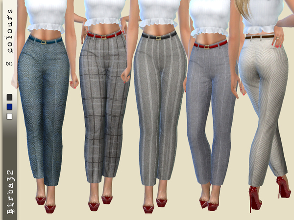 Sims 4 Luxory Trousers by Birba32 at TSR