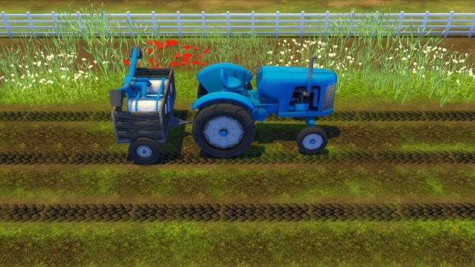 Sims 4 Farm and Orchard II Tractor Tracks Terrain Paint by Snowhaze at Mod The Sims