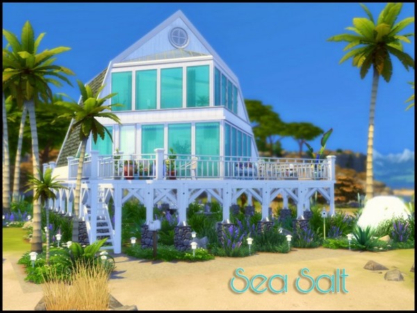 Sims 4 Sea Salt family home by sparky at TSR
