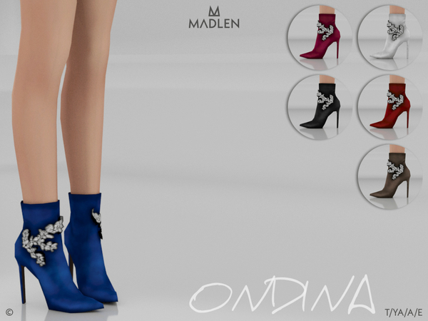 Sims 4 Madlen Ondina Boots by MJ95 at TSR
