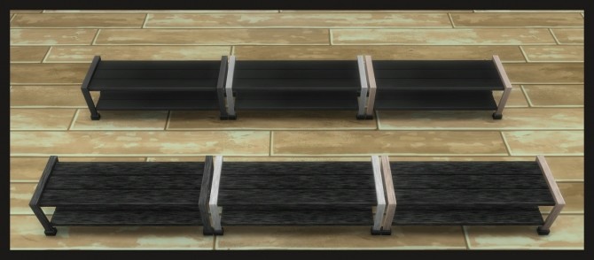 Sims 4 Empty Shoe Rack With Slots by Simmiller at Mod The Sims