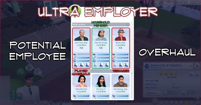 Sims 4 Ultra Employer Potential Employee Overhaul by AshenSeaced at Mod The Sims