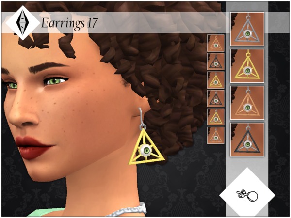 Sims 4 Earrings 17 by ALExIA483 at TSR
