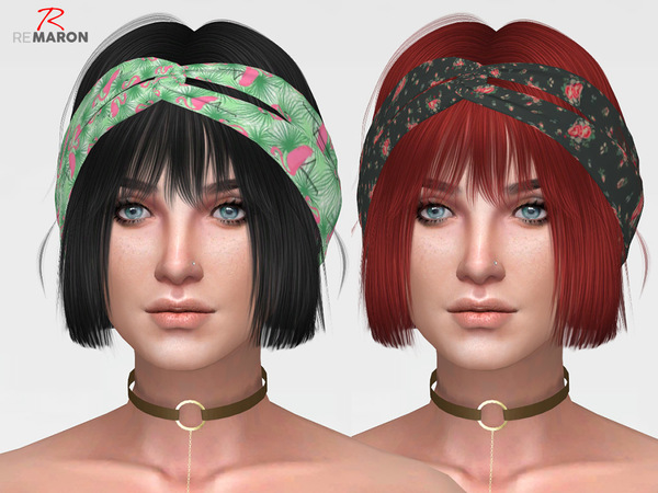 Sims 4 Malibu Hair Retexture by remaron at TSR