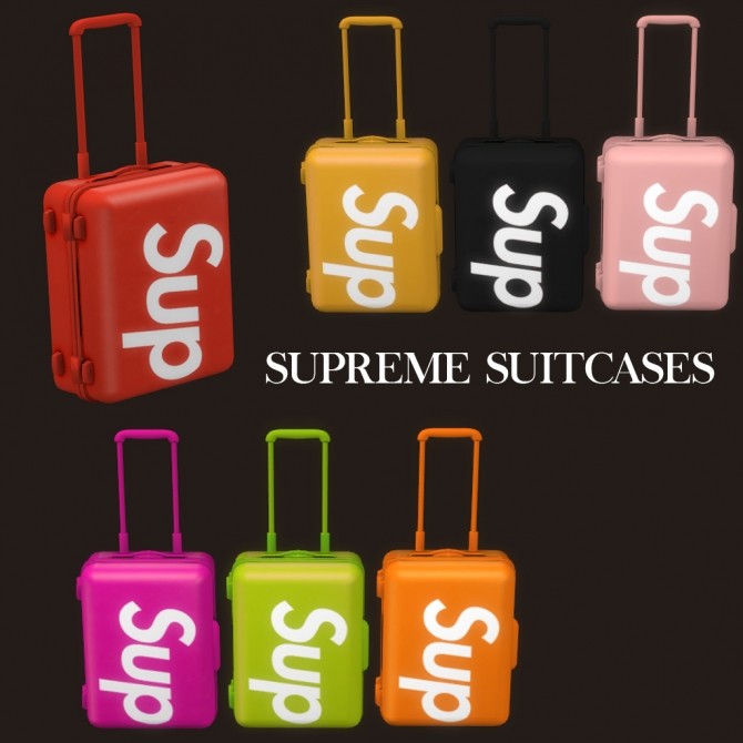 Sims 4 Supreme Suitcases at Leo Sims