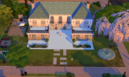 Fancy Butt Villa no CC by nanosako at Mod The Sims