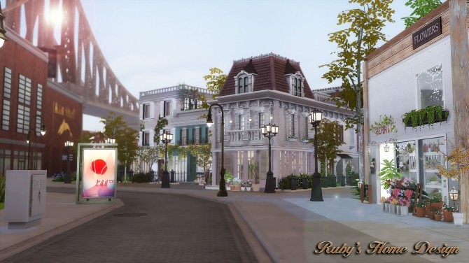 Sims 4 Downtown Apartments at Ruby’s Home Design