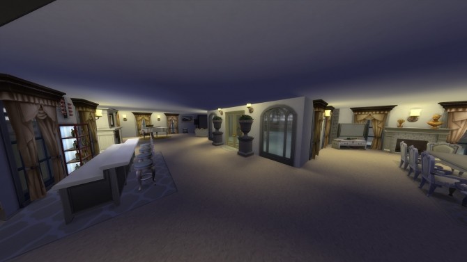 Sims 4 Fancy Butt Villa no CC by nanosako at Mod The Sims