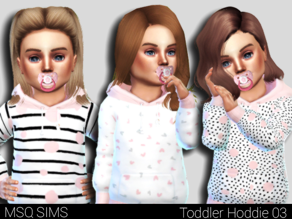 Sims 4 Toddler Hoddie 03 at MSQ Sims