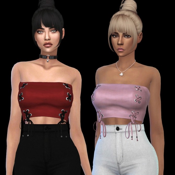 Sims 4 Debby Top (P) at Leo Sims