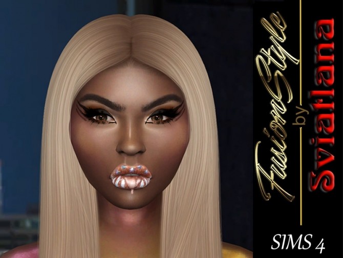 Sims 4 Liquid Lipstick Star at FusionStyle by Sviatlana