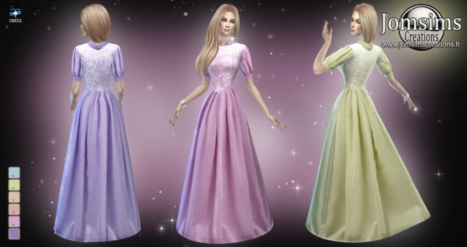 Sims 4 Sledrina dress at Jomsims Creations