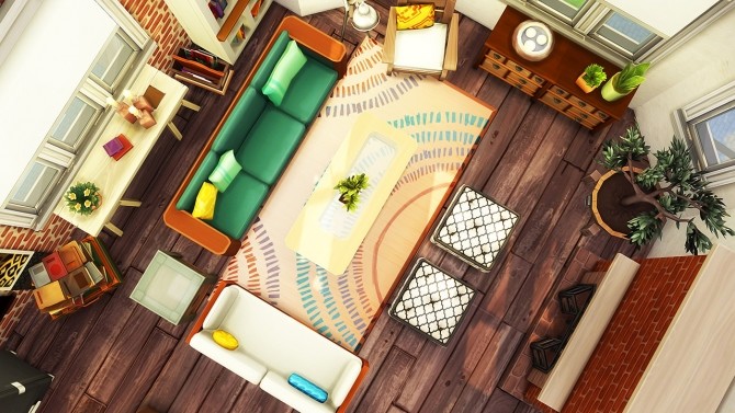 Sims 4 Small Brooklyn Apartment at Aveline Sims