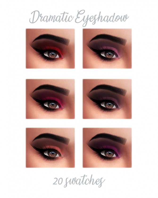 Sims 4 Dramatic Eyeshadow at FROST SIMS 4