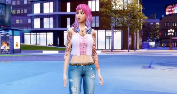 Sims 4 Ophélie Patience by Angerouge at Studio Sims Creation