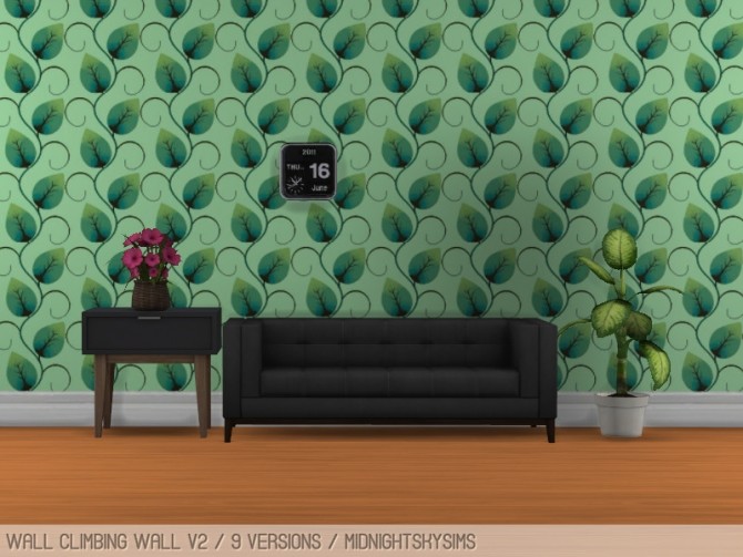 Sims 4 Wall climbing wallpaper at Midnightskysims