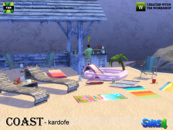 Sims 4 Coast set by kardofe at TSR