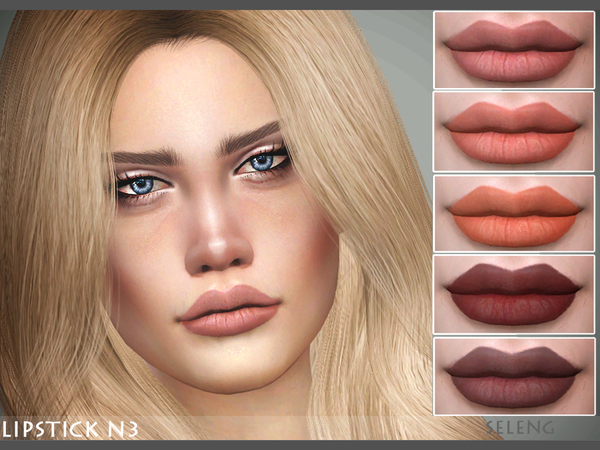 Sims 4 Lipstick N3 by Seleng at TSR
