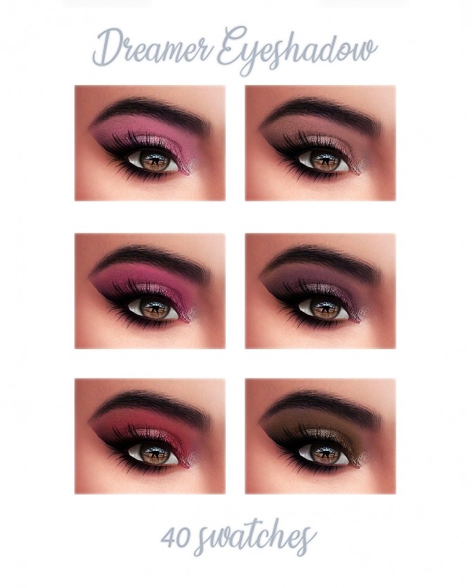 Sims 4 SUMMER COLLECTION eyeshadows & lipstick at FROST SIMS 4