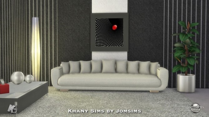 Sims 4 Sofa by Jomsims at Khany Sims