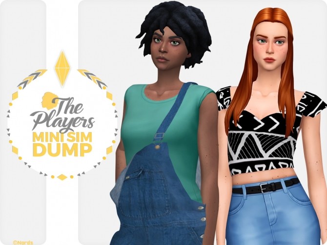 Sims 4 The Players A Mini Sim Dump at Nords Sims