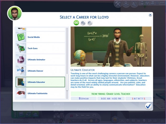 Sims 4 Ultimate Educator Career by asiashamecca at Mod The Sims