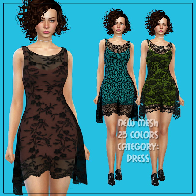 Sims 4 Dress 50 at All by Glaza