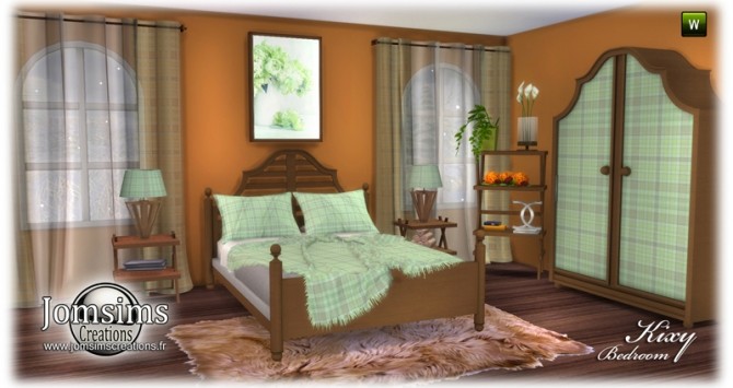 Sims 4 Kixy bedrooms at Jomsims Creations