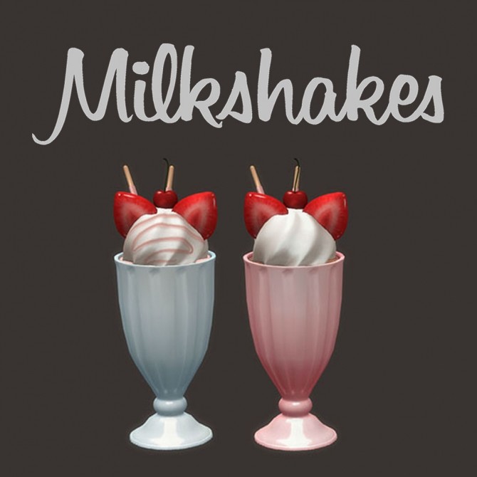 Sims 4 Milkshakes at Leo Sims