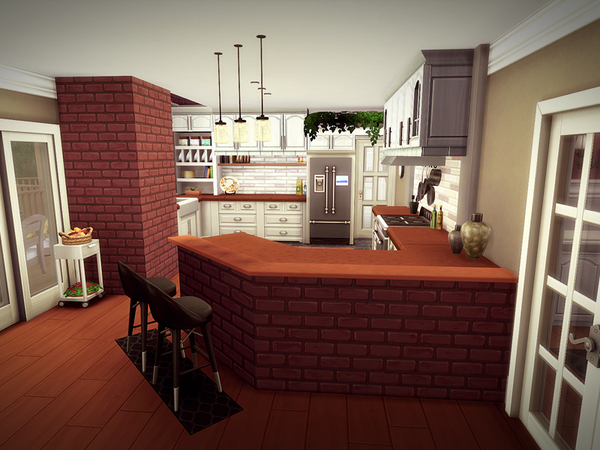 Sims 4 Cloveway house by melcastro91 at TSR