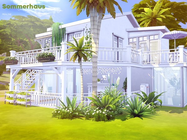 Sims 4 Sommerhaus by Pralinesims at TSR