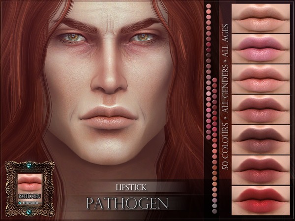 Sims 4 Pathogen Lipstick by RemusSirion at TSR