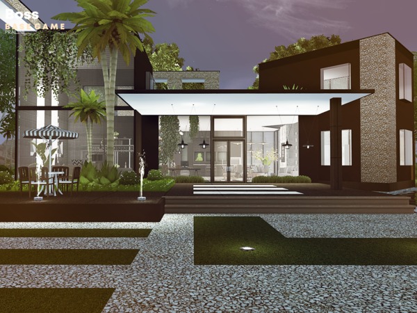 Sims 4 Boss house by Pralinesims at TSR