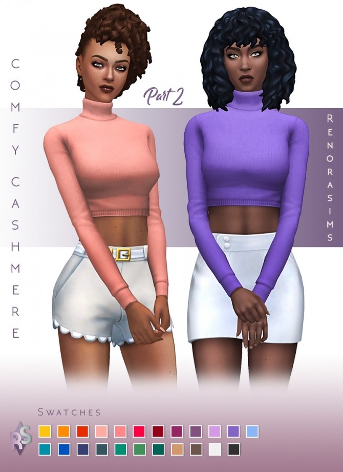 Sims 4 Comfy cashmere at RENORASIMS