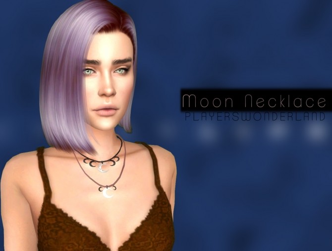 Sims 4 Moon Necklace at PW’s Creations