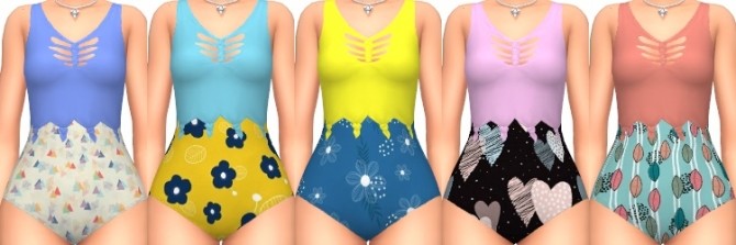 Sims 4 Annabelle swimsuits at Annett’s Sims 4 Welt