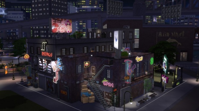 Sims 4 Downtown at ShojoAngel
