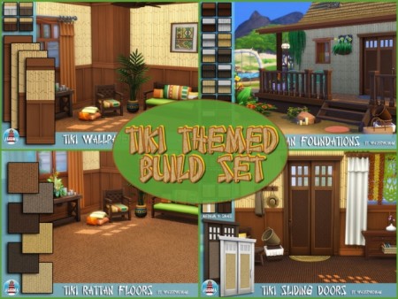 Tiki Themed Build Set by Waterwoman at Akisima