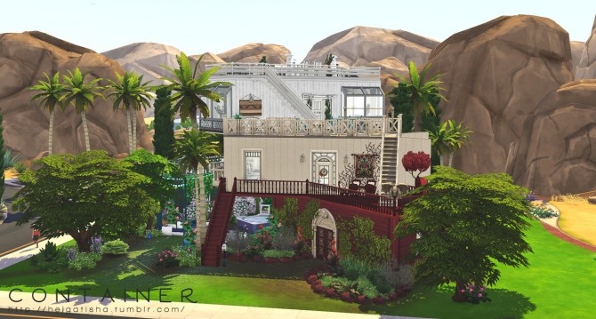 Sims 4 Container house at Helga Tisha