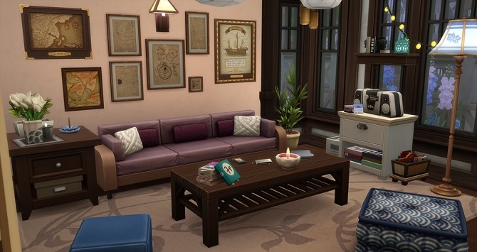 Sims 4 Refuge de l’Aube house at Simsontherope