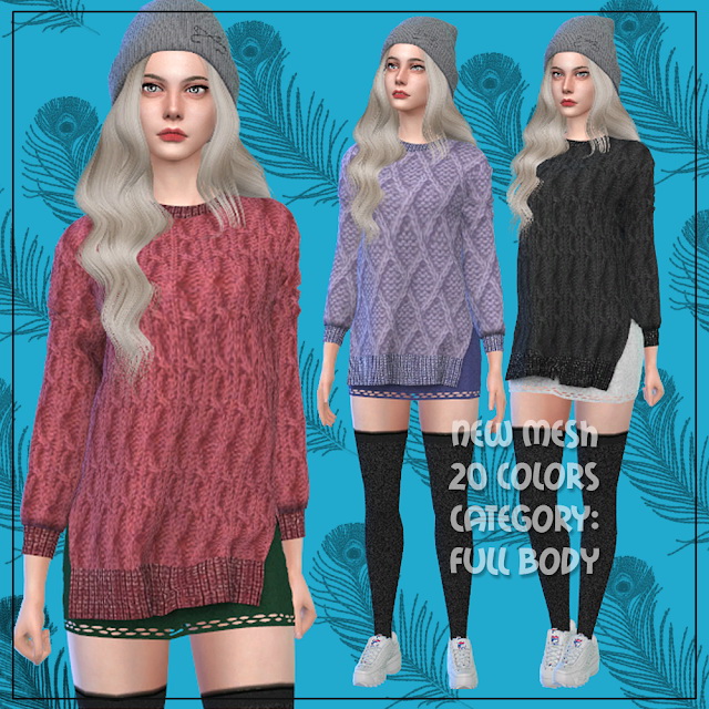 Sims 4 Set of clothes 4 at All by Glaza