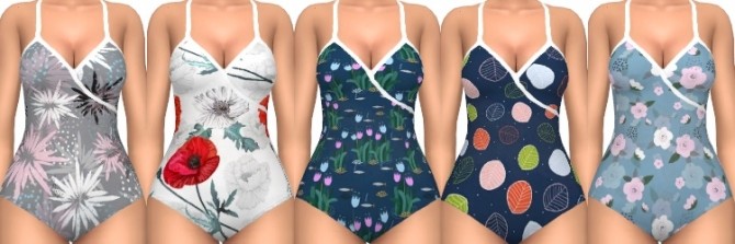 Sims 4 Pamela swimsuits at Annett’s Sims 4 Welt