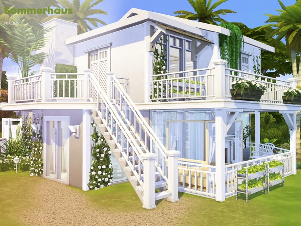 Sims 4 Sommerhaus by Pralinesims at TSR