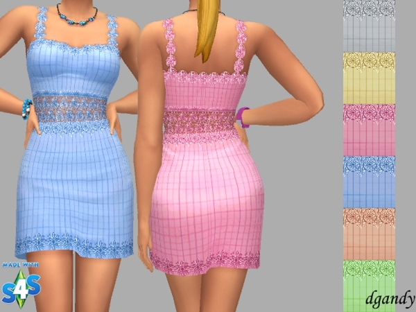 Sims 4 Summer Time Dress 2 by dgandy at TSR
