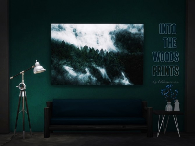 Sims 4 Into The Woods Prints by Waterwoman at Akisima