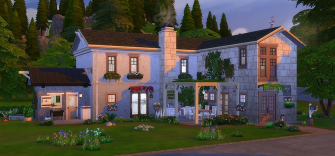 Foyer Chaleureux house at Simsontherope » Sims 4 Updates