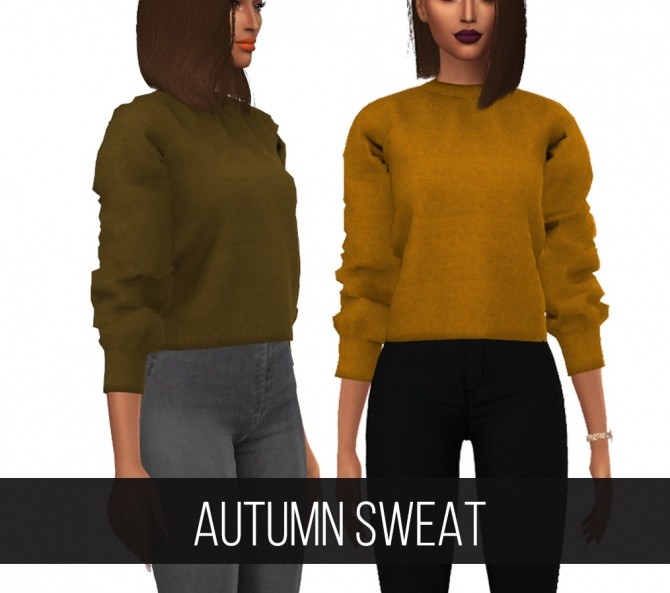 Sims 4 AUTUMN SWEATER at FifthsCreations