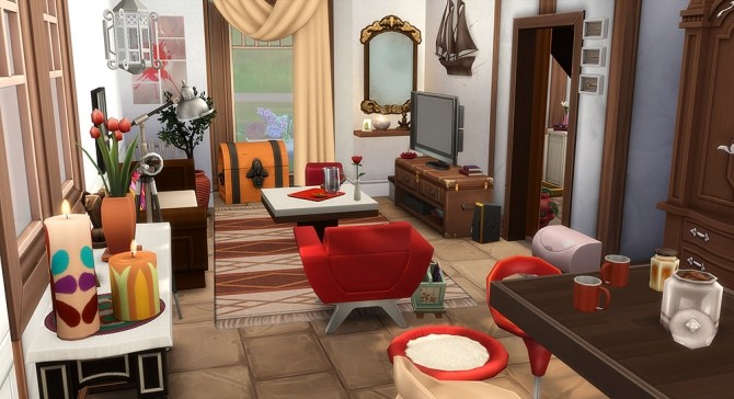 Sims 4 Foyer Chaleureux house at Simsontherope
