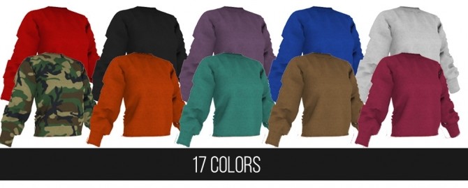 Sims 4 AUTUMN SWEATER at FifthsCreations