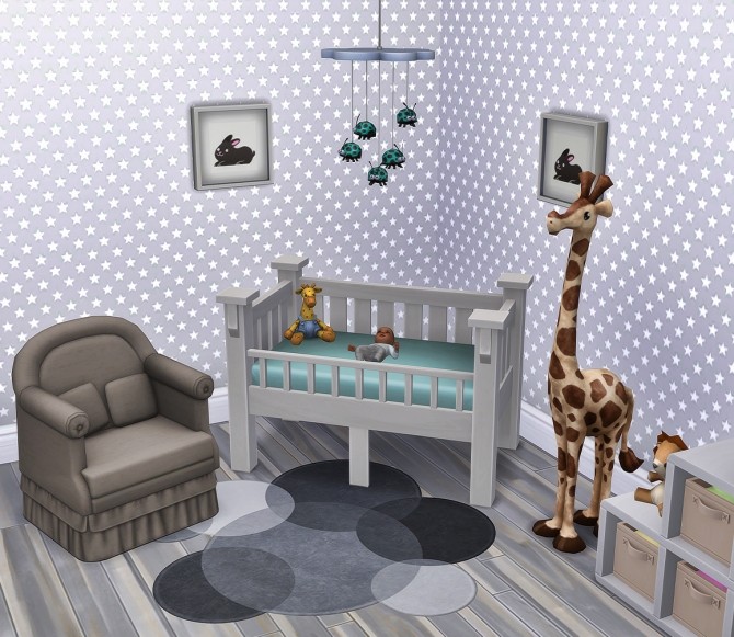 Sims 4 Sweet lullabies nursery set at RENORASIMS